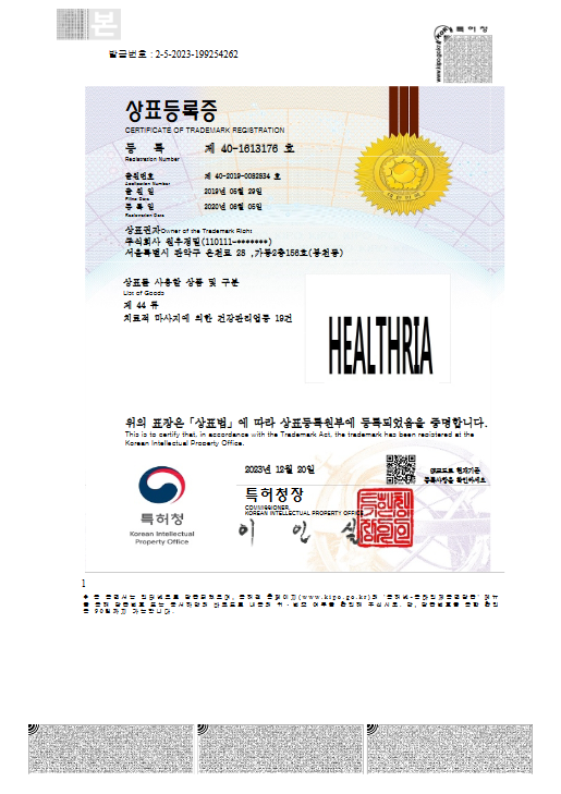 특허증 10